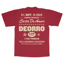 Load image into Gallery viewer, Deorro - Vintage Poster Tee  (Red)