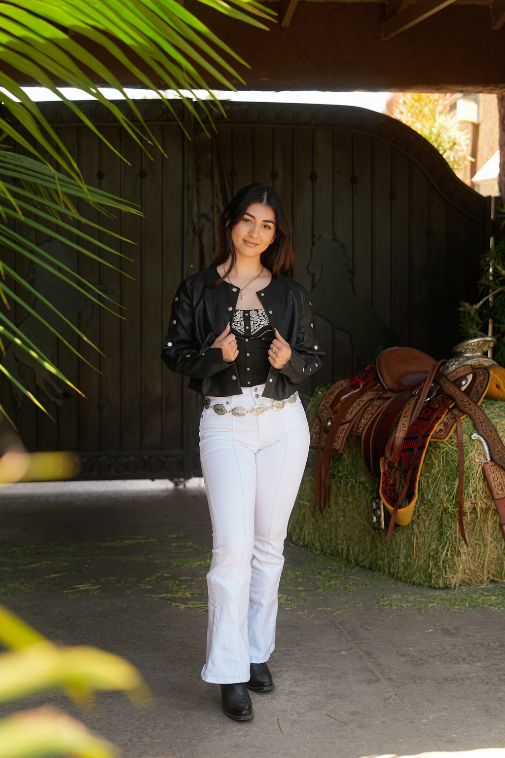 Deorro-Snap Up Crop Jacket