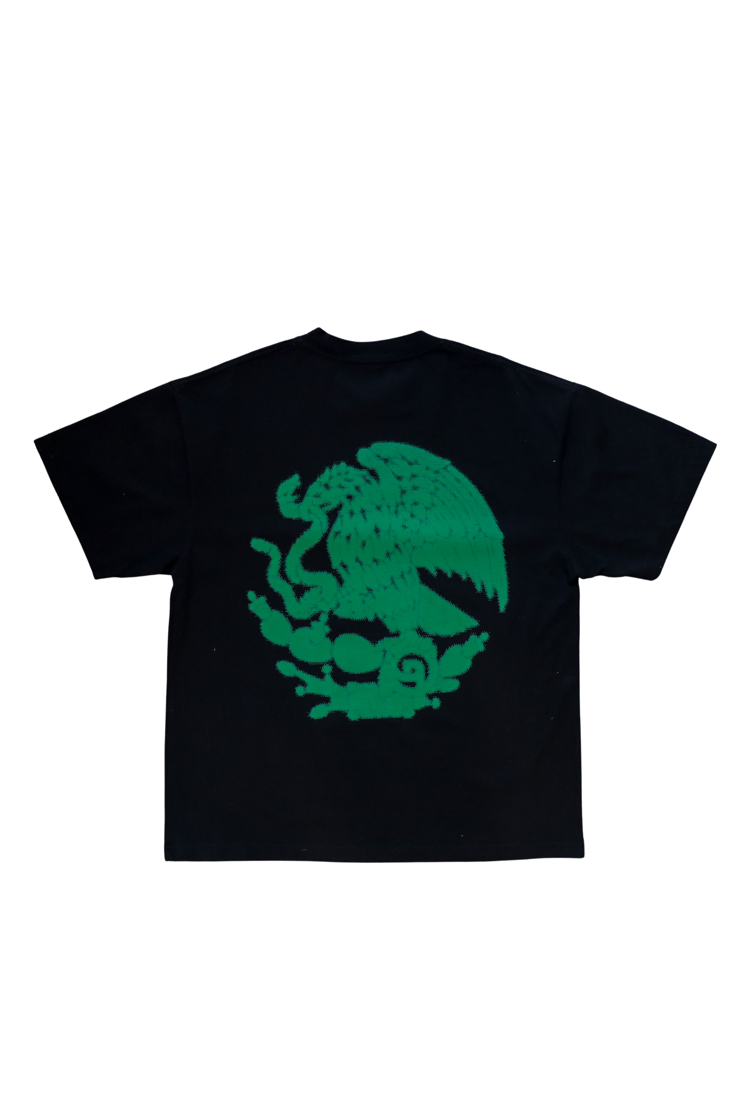 ORRO FC BLUR BLACK TEE (Neon Green)
