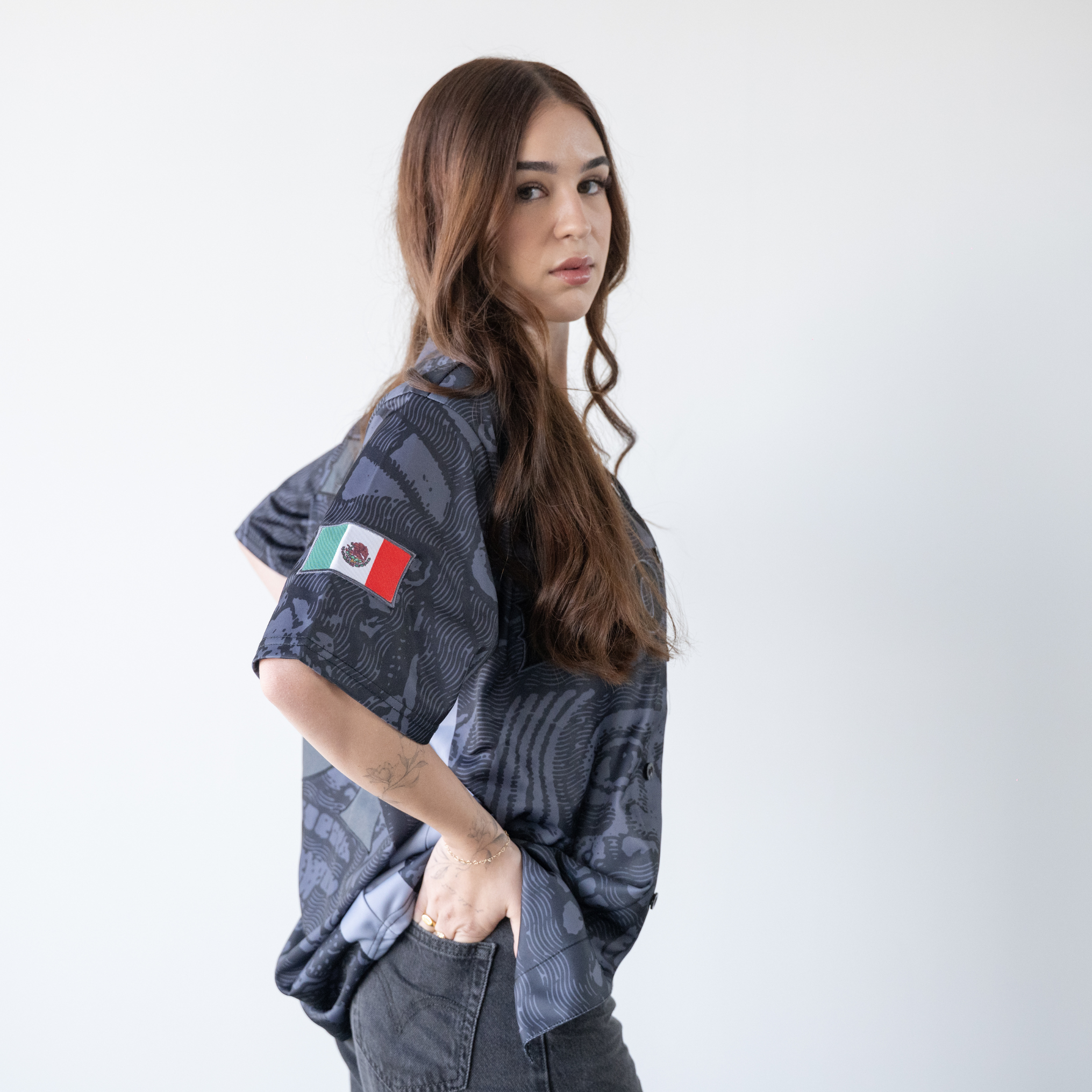 DEORRO-BASEBALL JERSEY (BLACK)