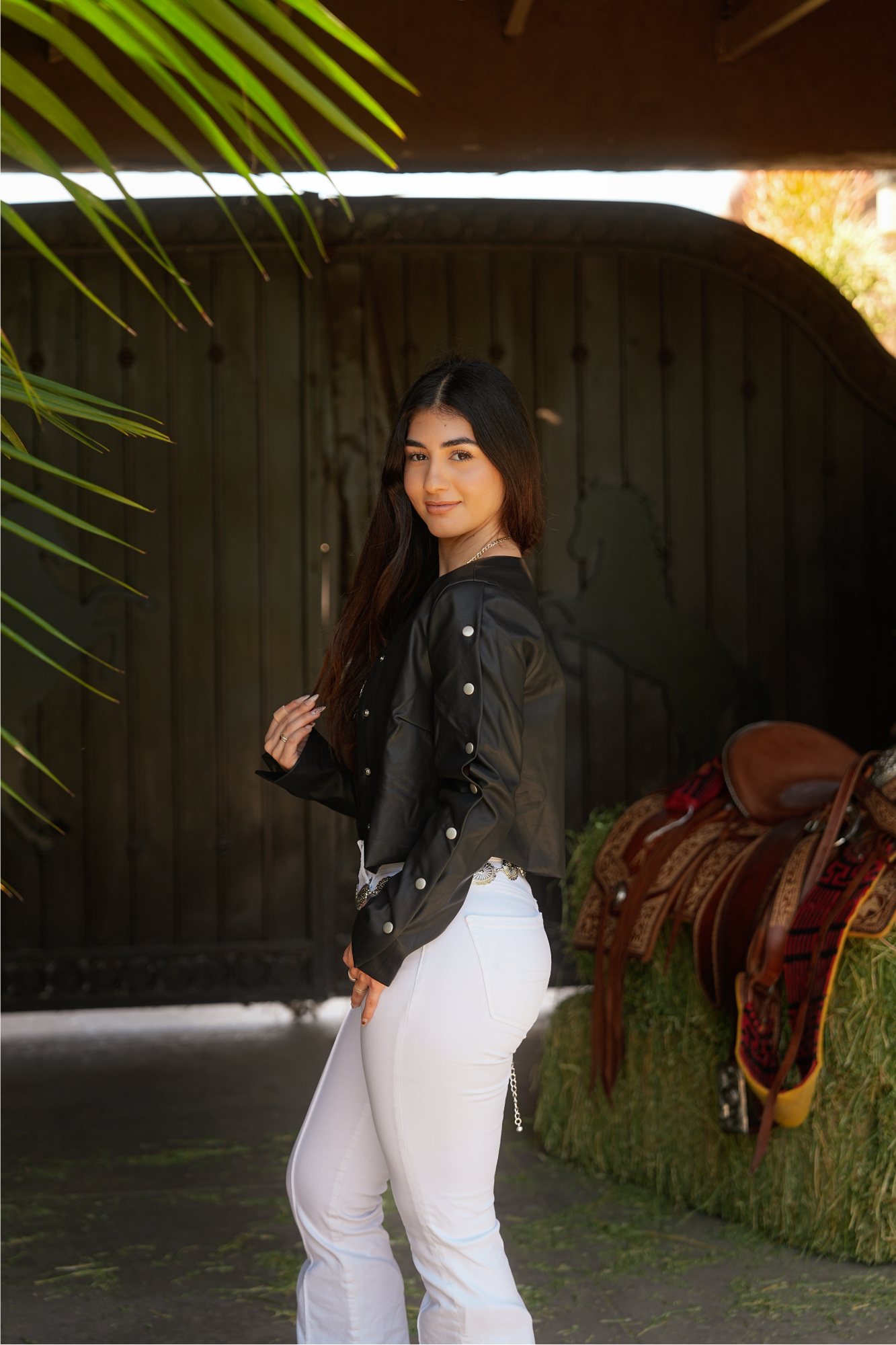 Deorro-Snap Up Crop Jacket