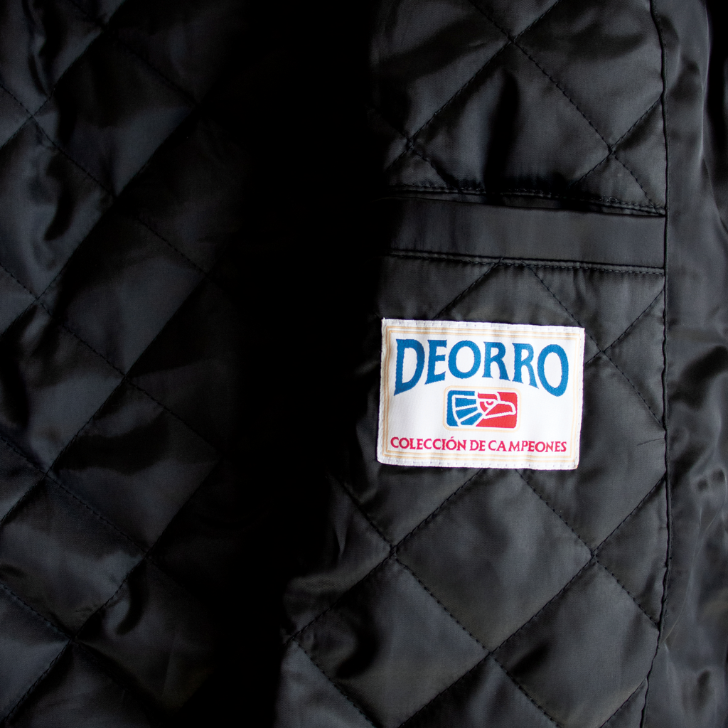 Deorro - Black Bomber Jacket  Satin Poly