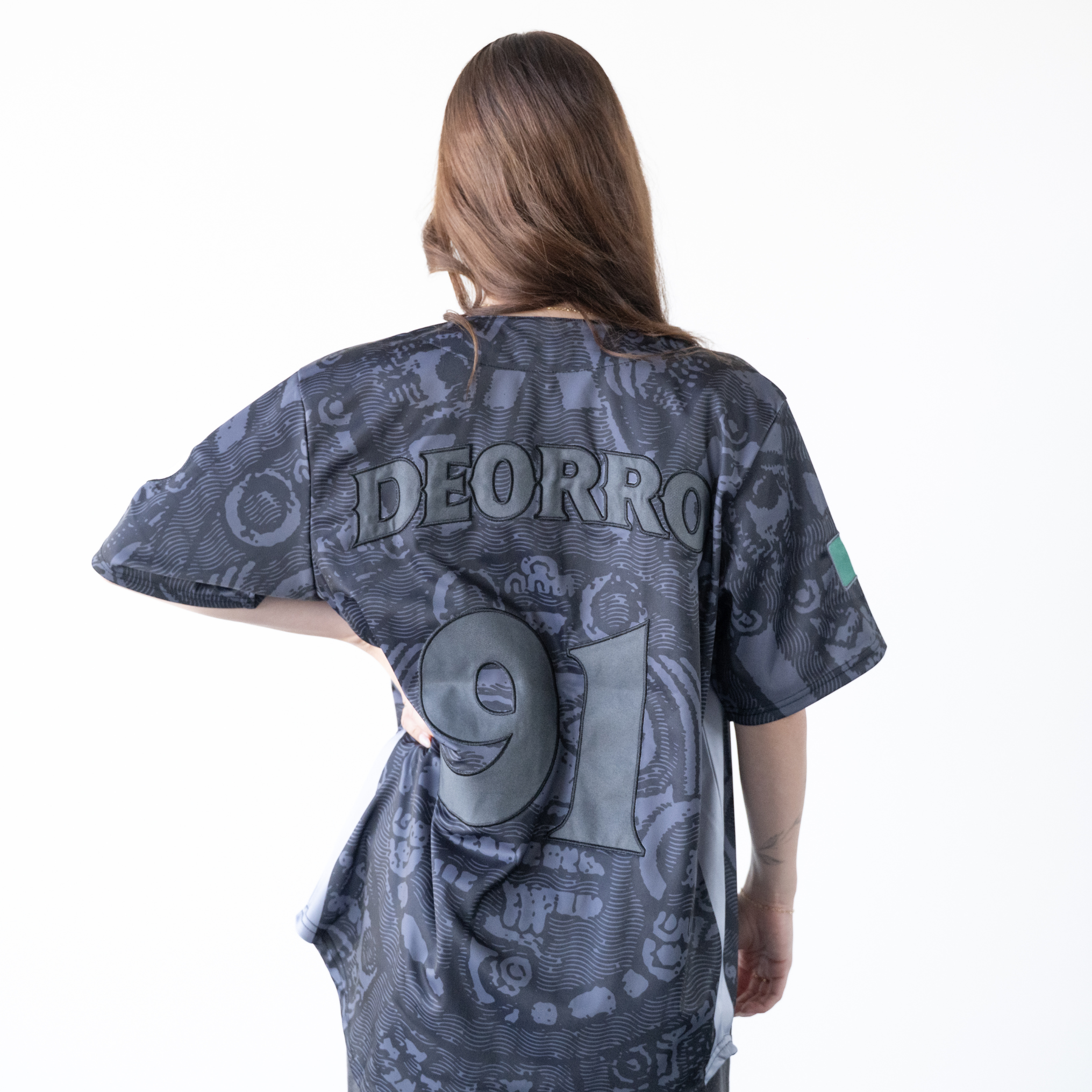 DEORRO-BASEBALL JERSEY (BLACK)