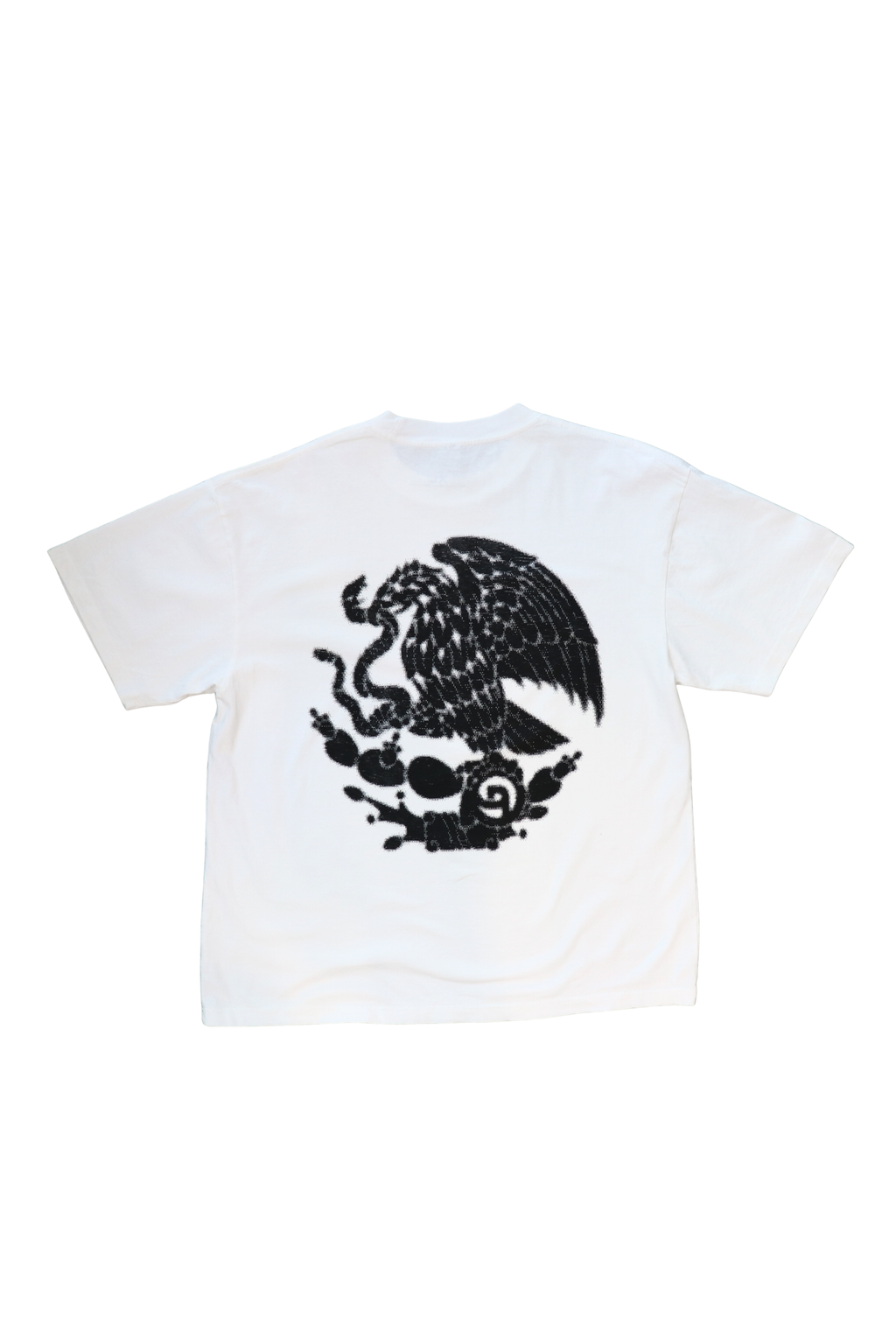 ORRO FC BLUR WHITE TEE (Black Eagle)