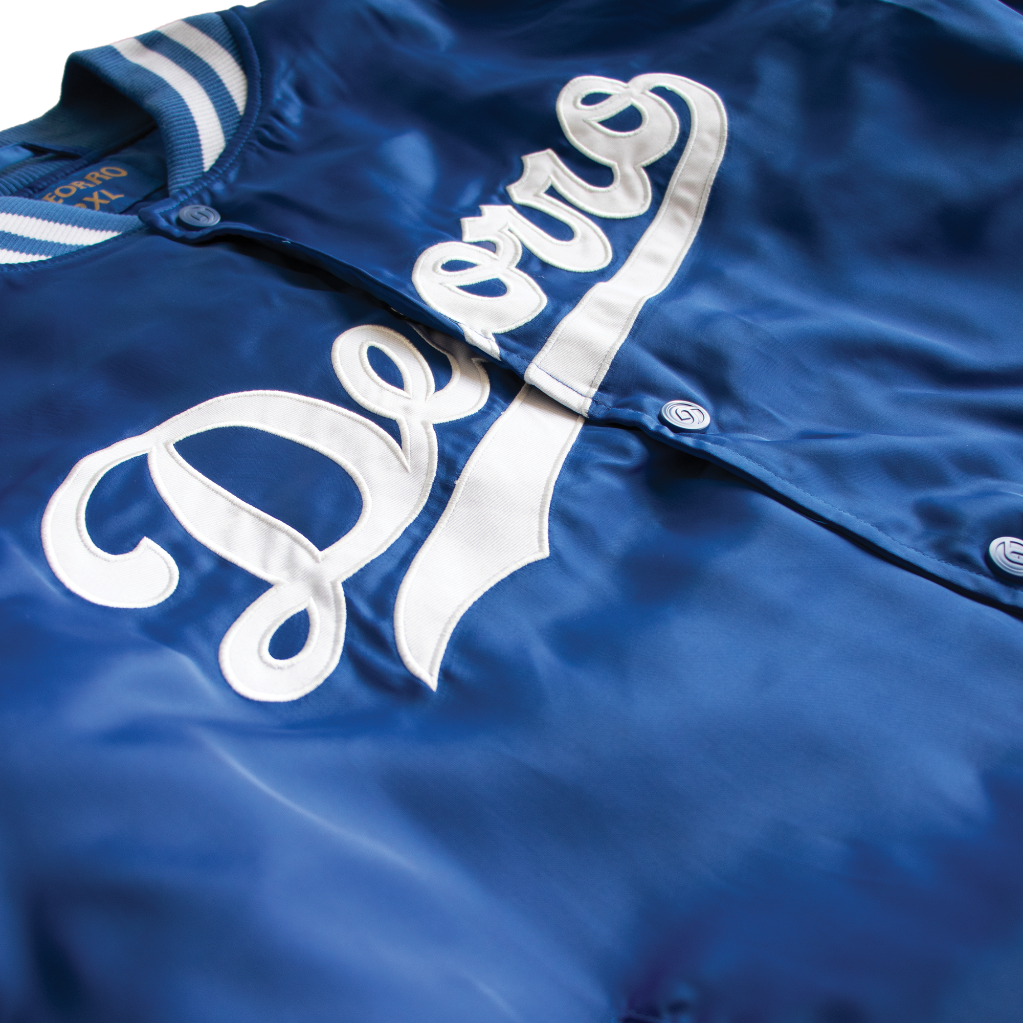 Deorro - Navy Bomber Jacket  Satin Poly