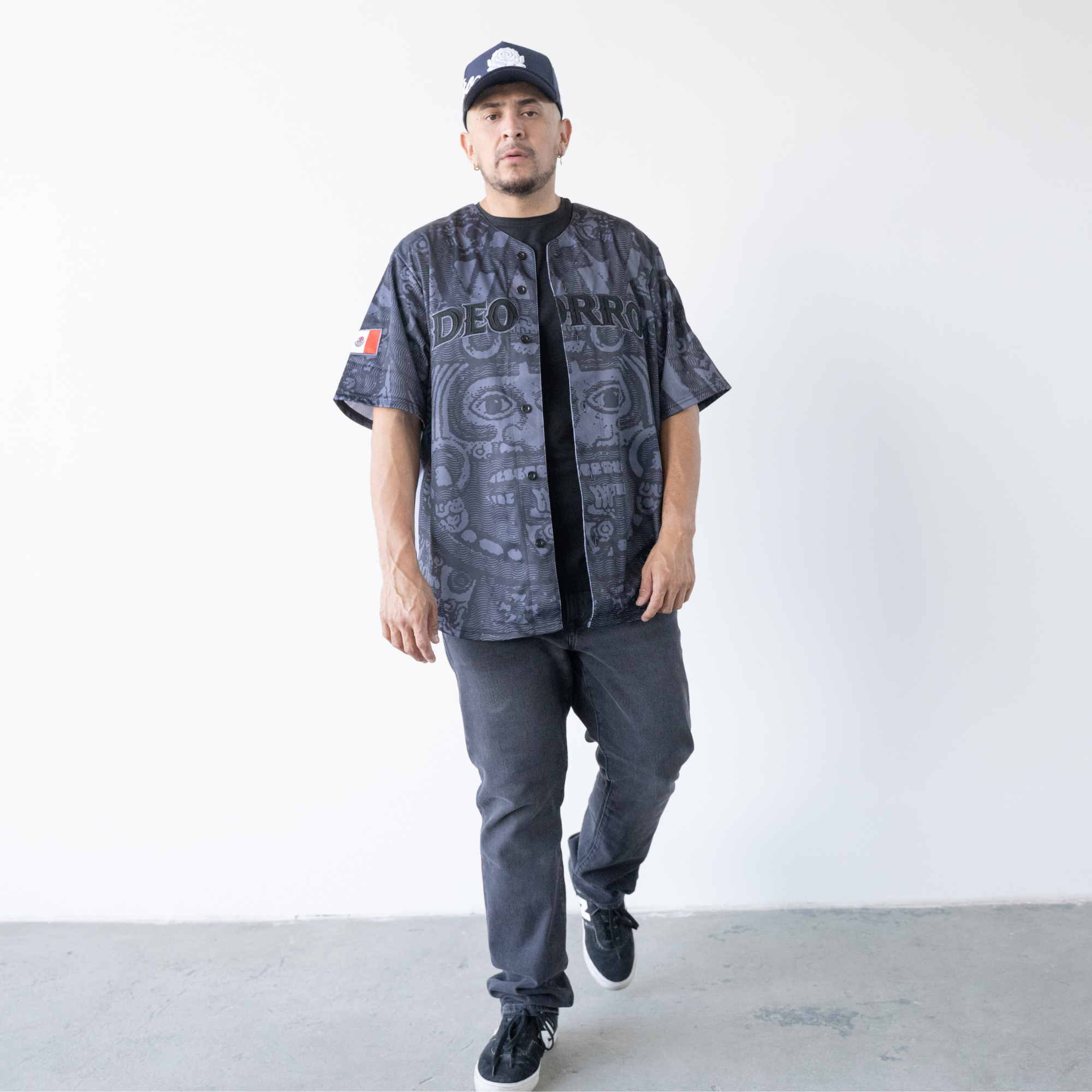 DEORRO-BASEBALL JERSEY (BLACK)