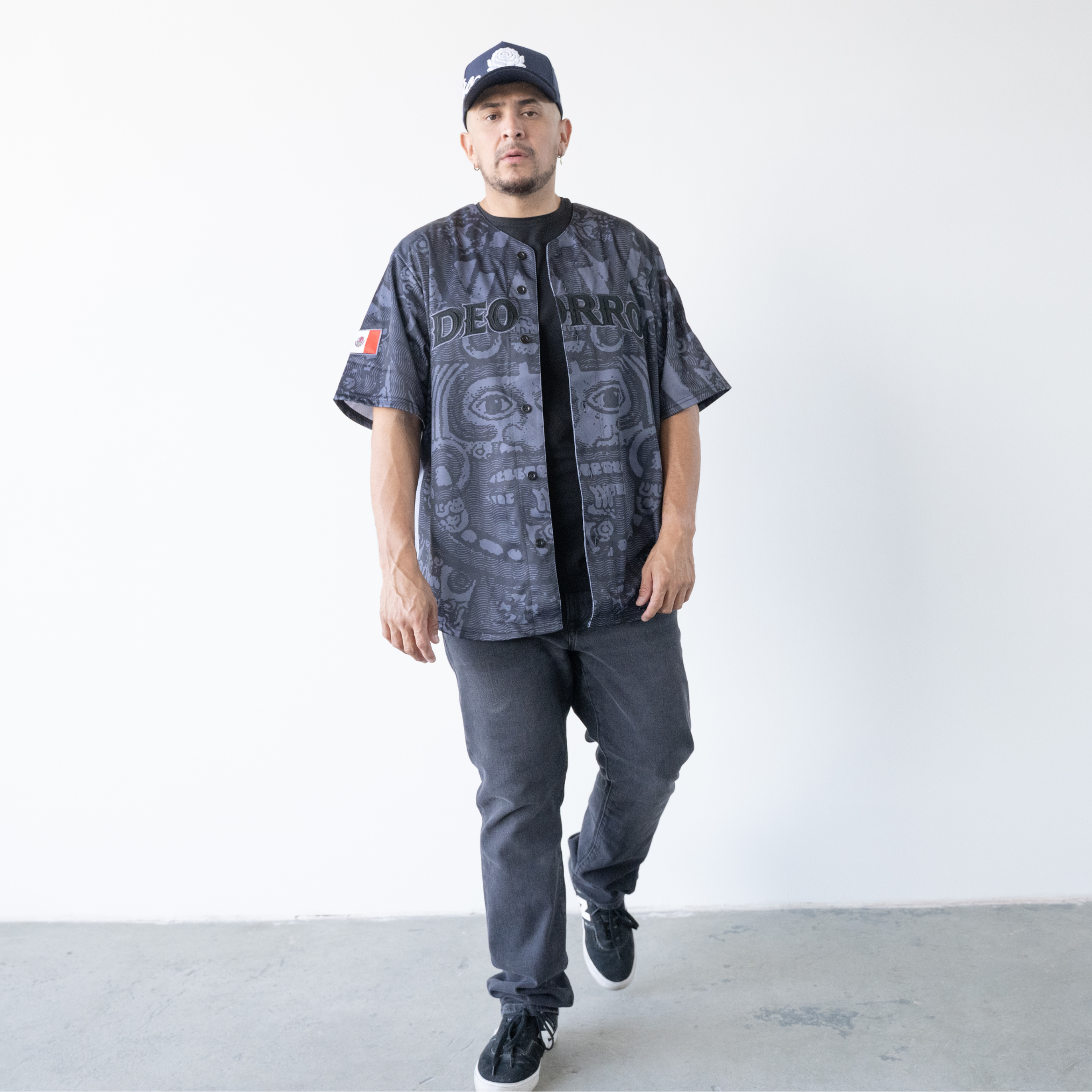 DEORRO-BASEBALL JERSEY (BLACK)