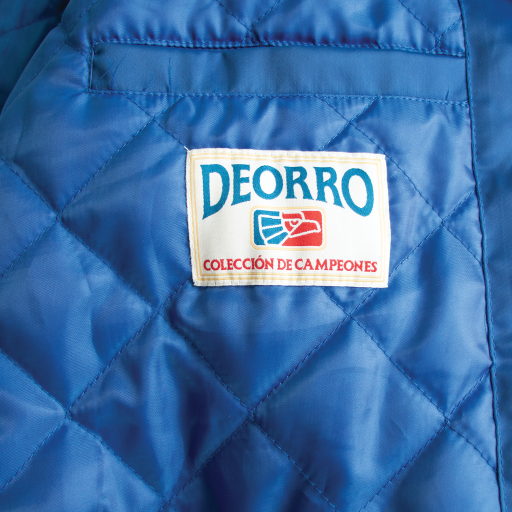 Deorro - Navy Bomber Jacket  Satin Poly