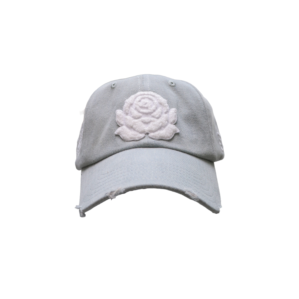 Deorro-Light Blue Denim Distressed Dad Snapback
