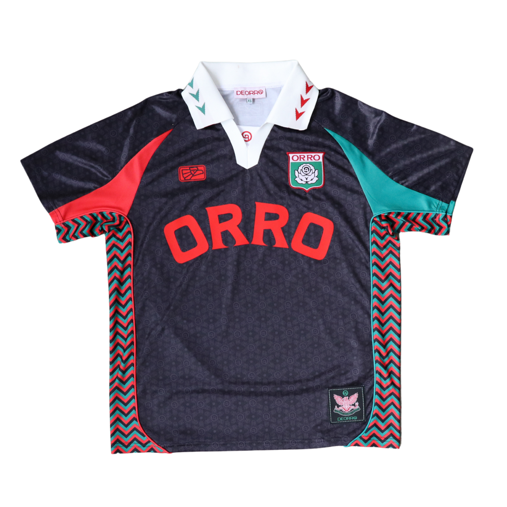 ORRO Futbol Jersey  (Black)
