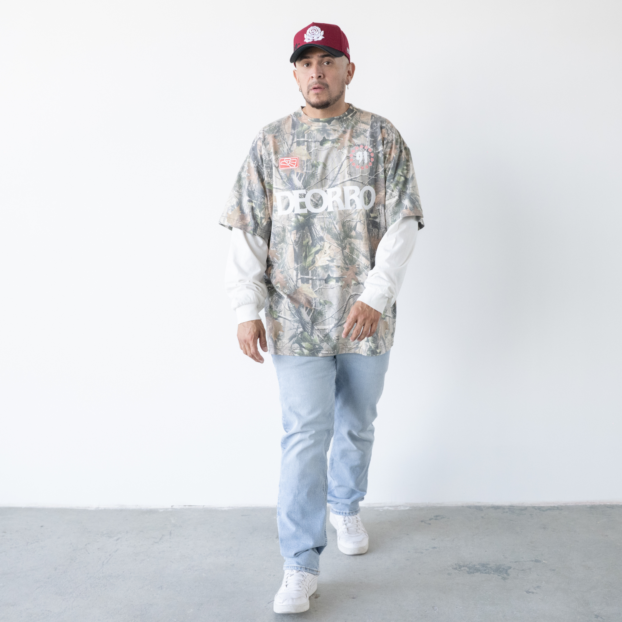 Deorro-Camo ’91 Rose Longsleeve
