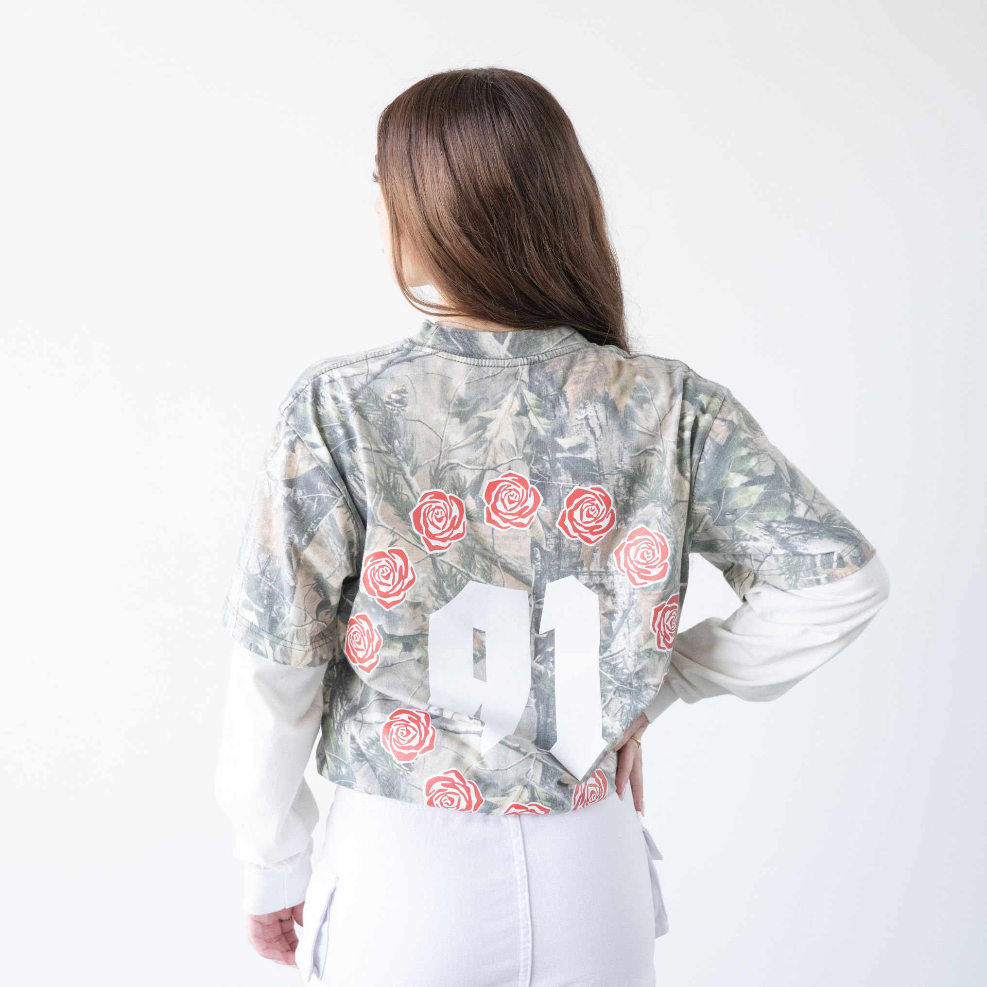 Deorro-Camo ’91 Rose Longsleeve