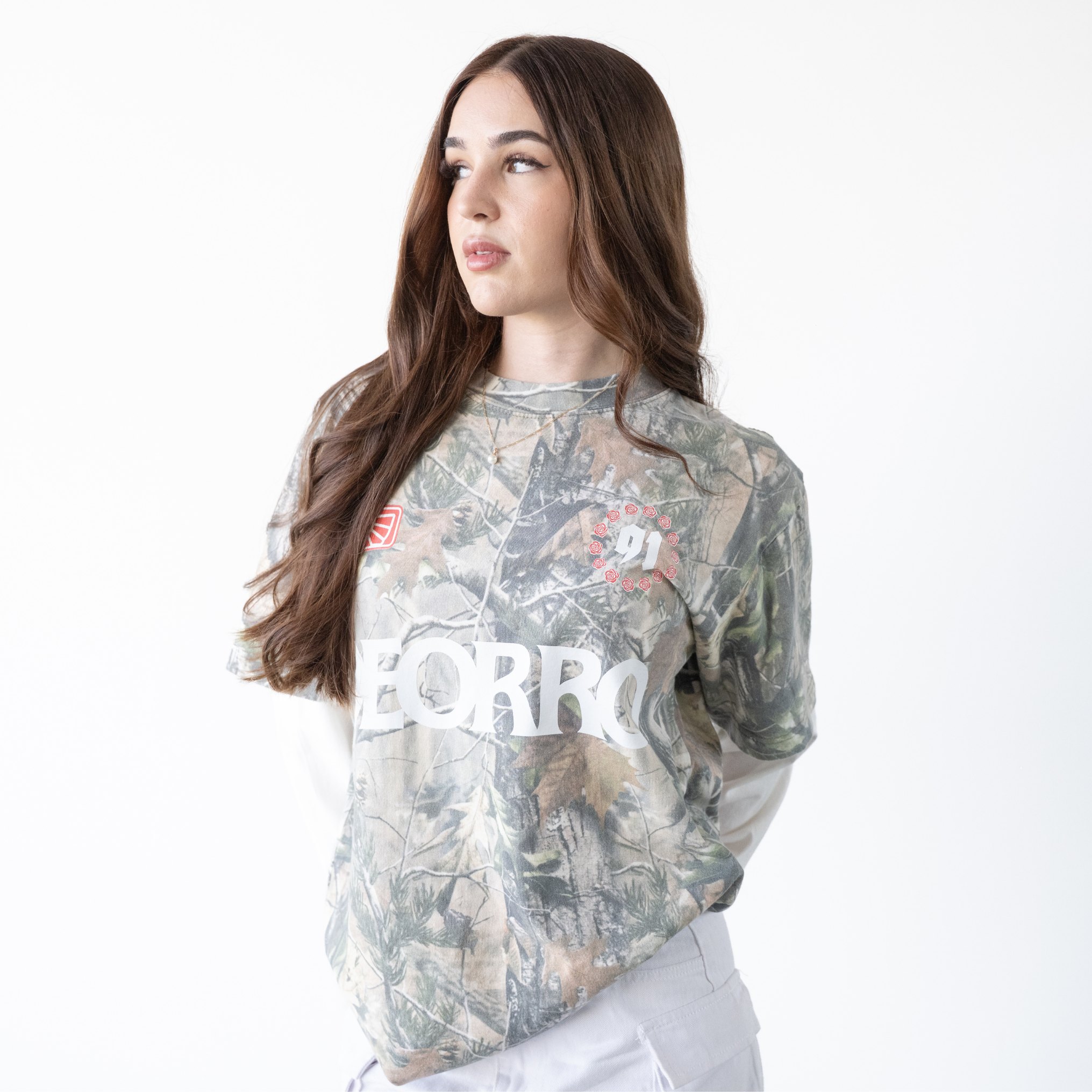 Deorro-Camo ’91 Rose Longsleeve