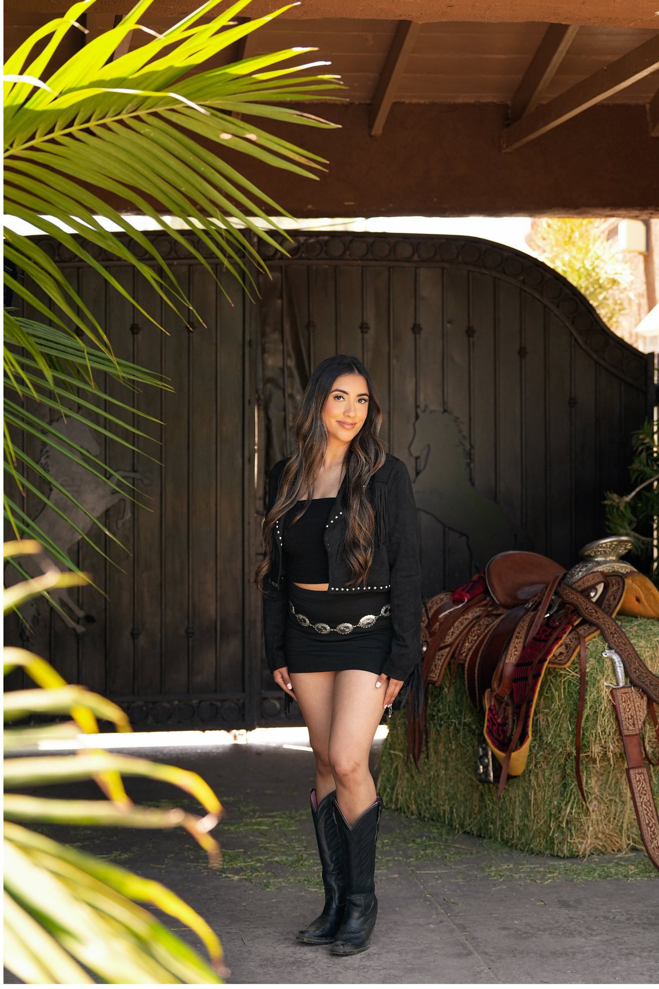 Deorro-Silver Studded Fringe Jacket