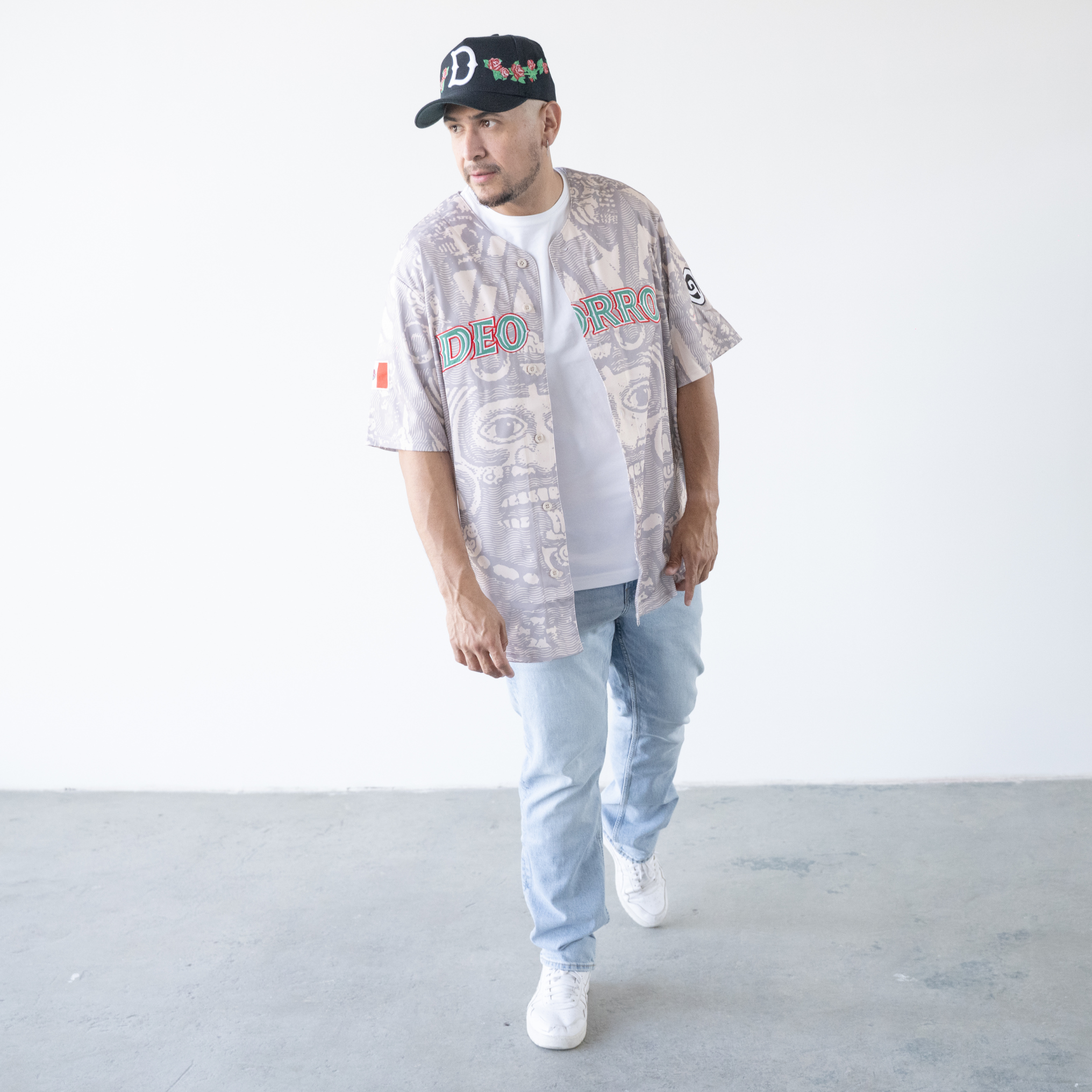 DEORRO-BASEBALL JERSEY (BEIGE)