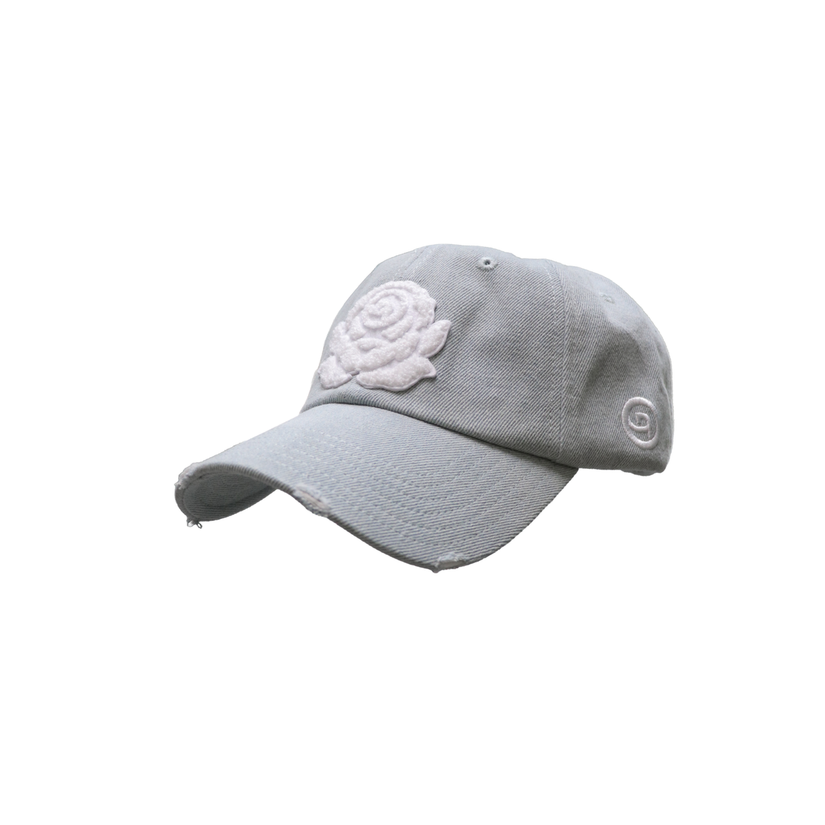 Deorro-Light Blue Denim Distressed Dad Snapback