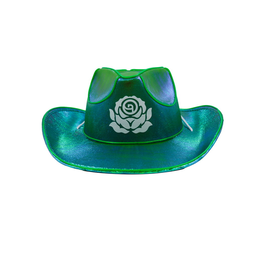 Deorro-Cowboy LED hat (Lime Green)