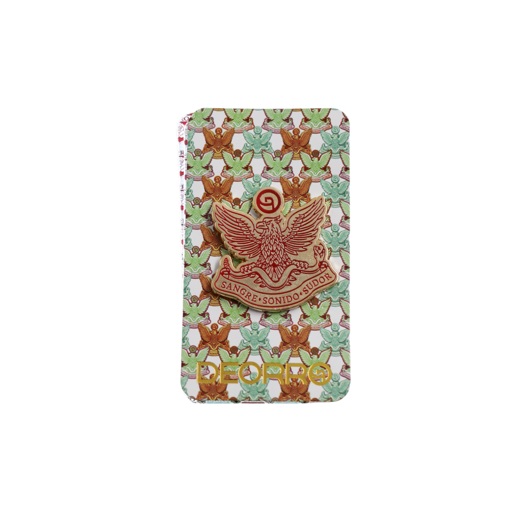 Aguila Pin (Red/Gold)