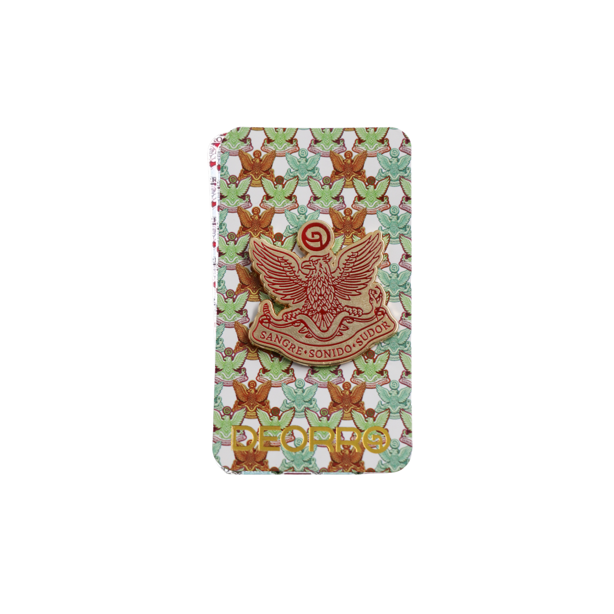 Deorro- Aguila Pin (Red/Gold)