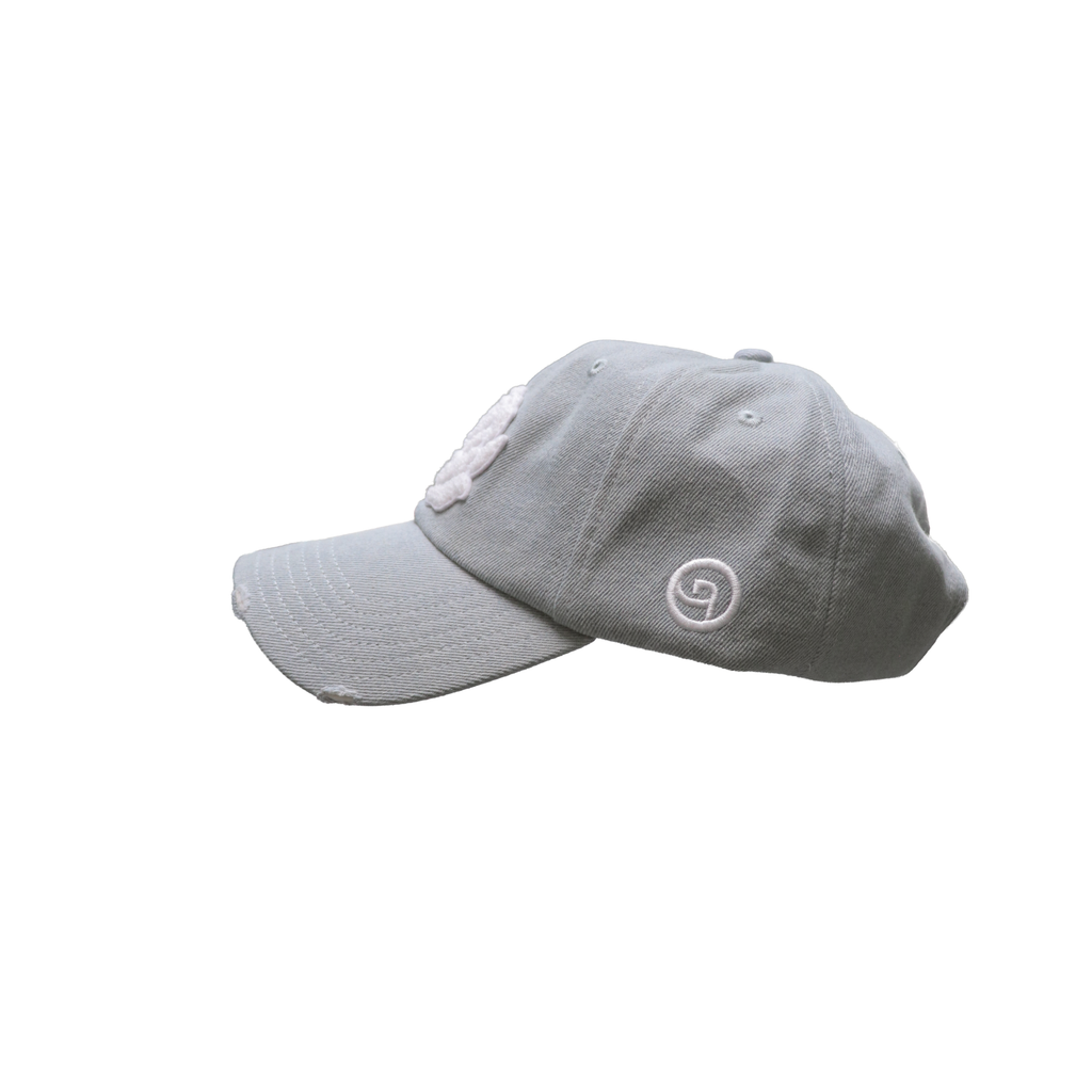 Deorro-Light Blue Denim Distressed Dad Snapback