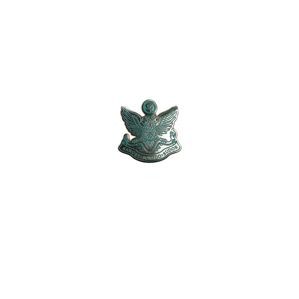 Aguila Pin (Teal/Silver)