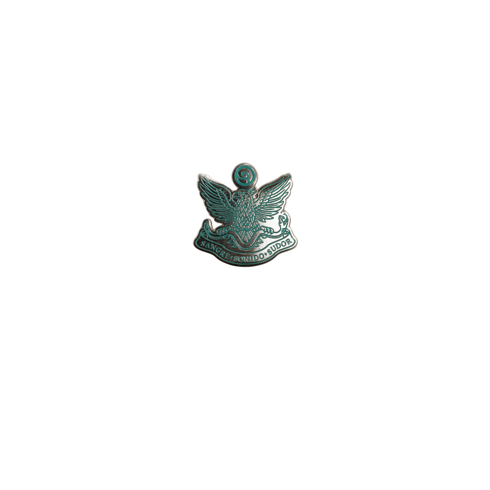 Deorro- Aguila Pin (Teal/Silver)