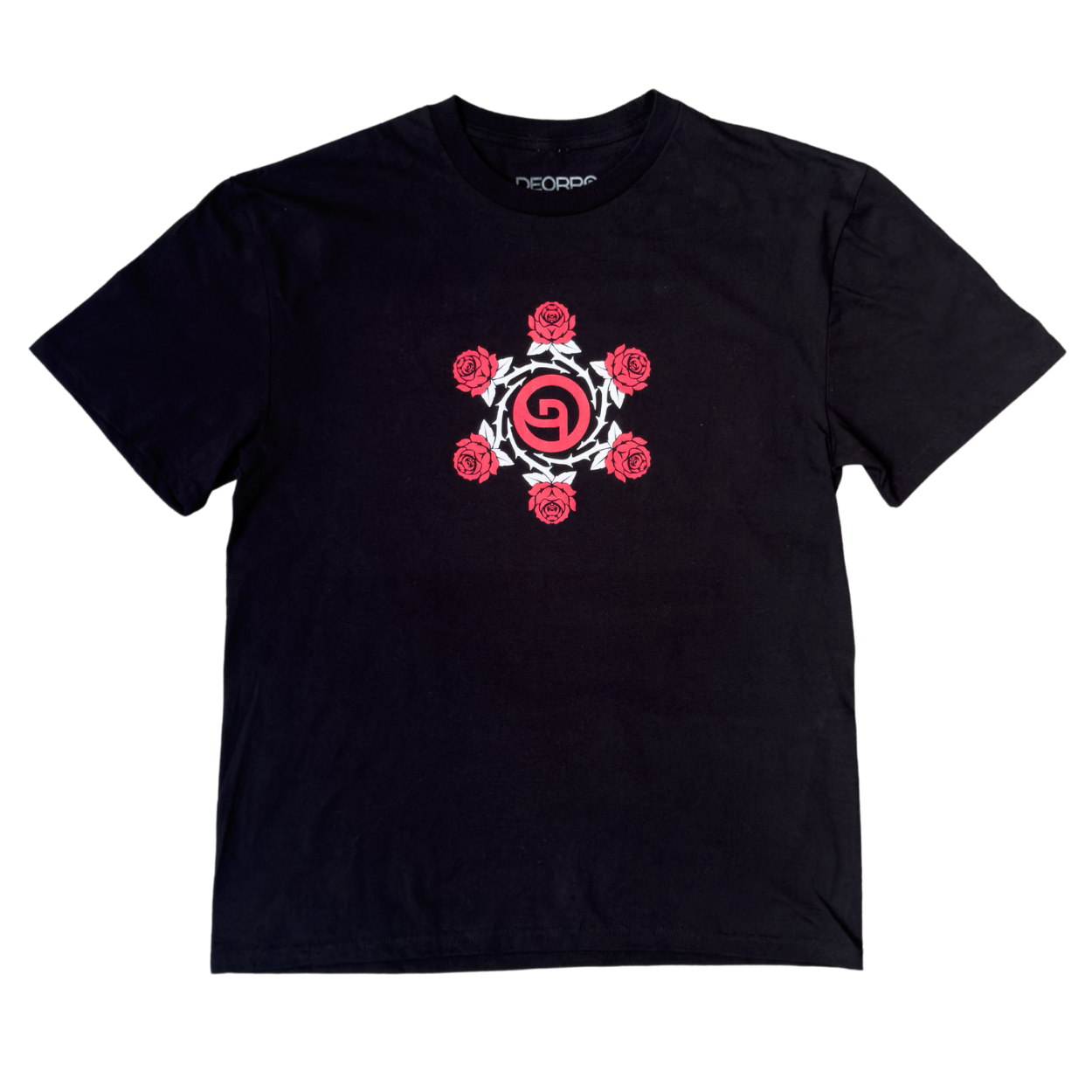 Rosas-Deorro Black Tee