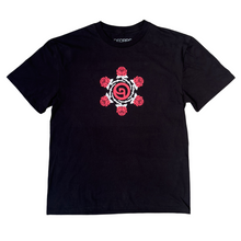 Load image into Gallery viewer, Rosas-Deorro Black Tee