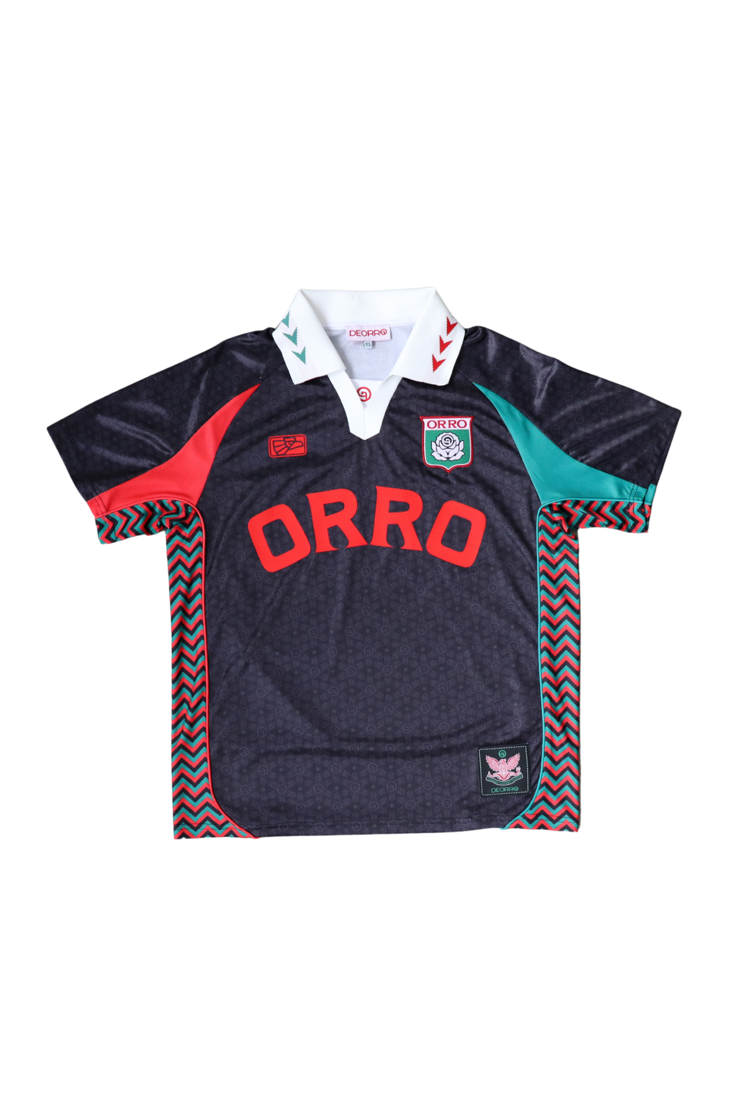 ORRO Futbol Jersey  (Black)