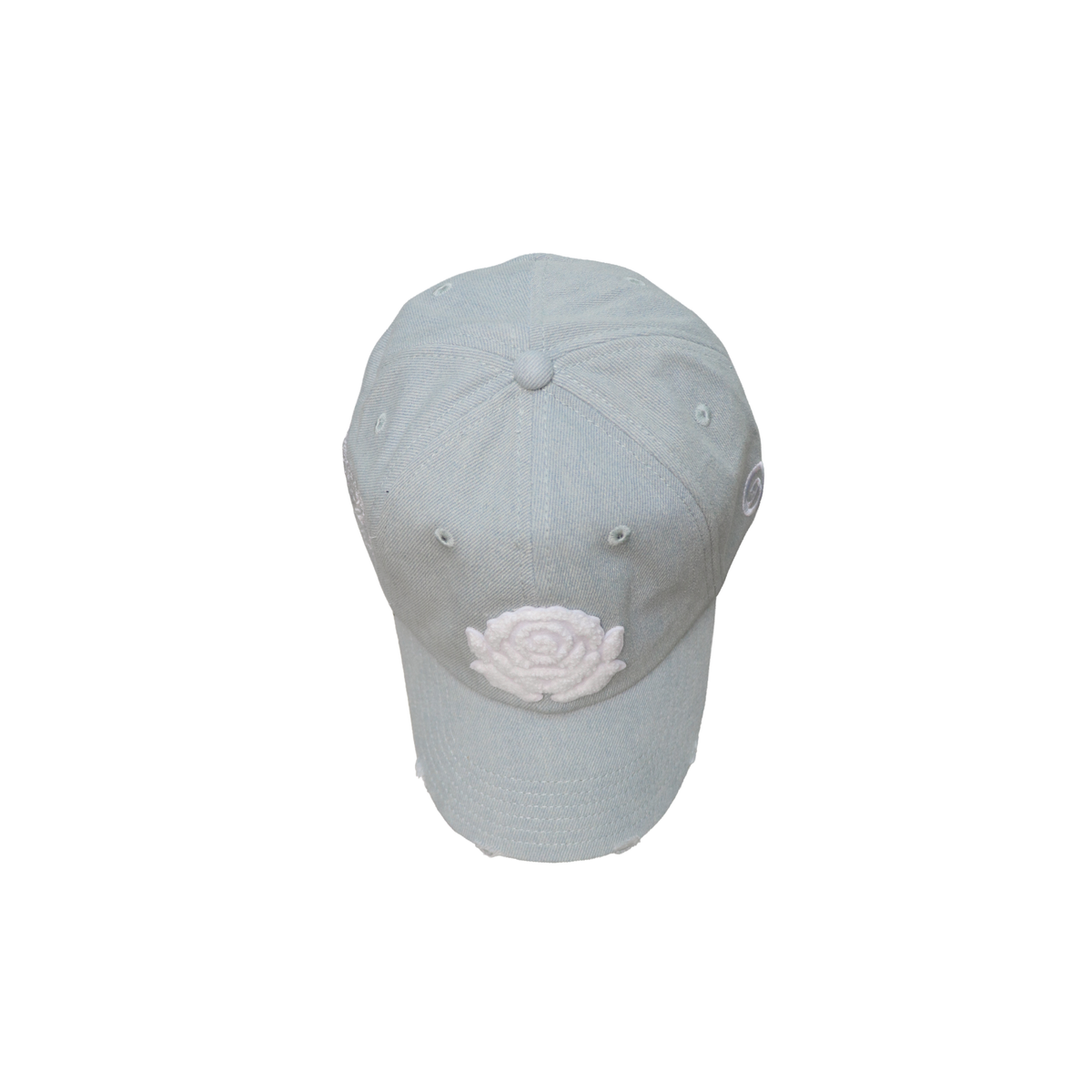 Deorro-Light Blue Denim Distressed Dad Snapback
