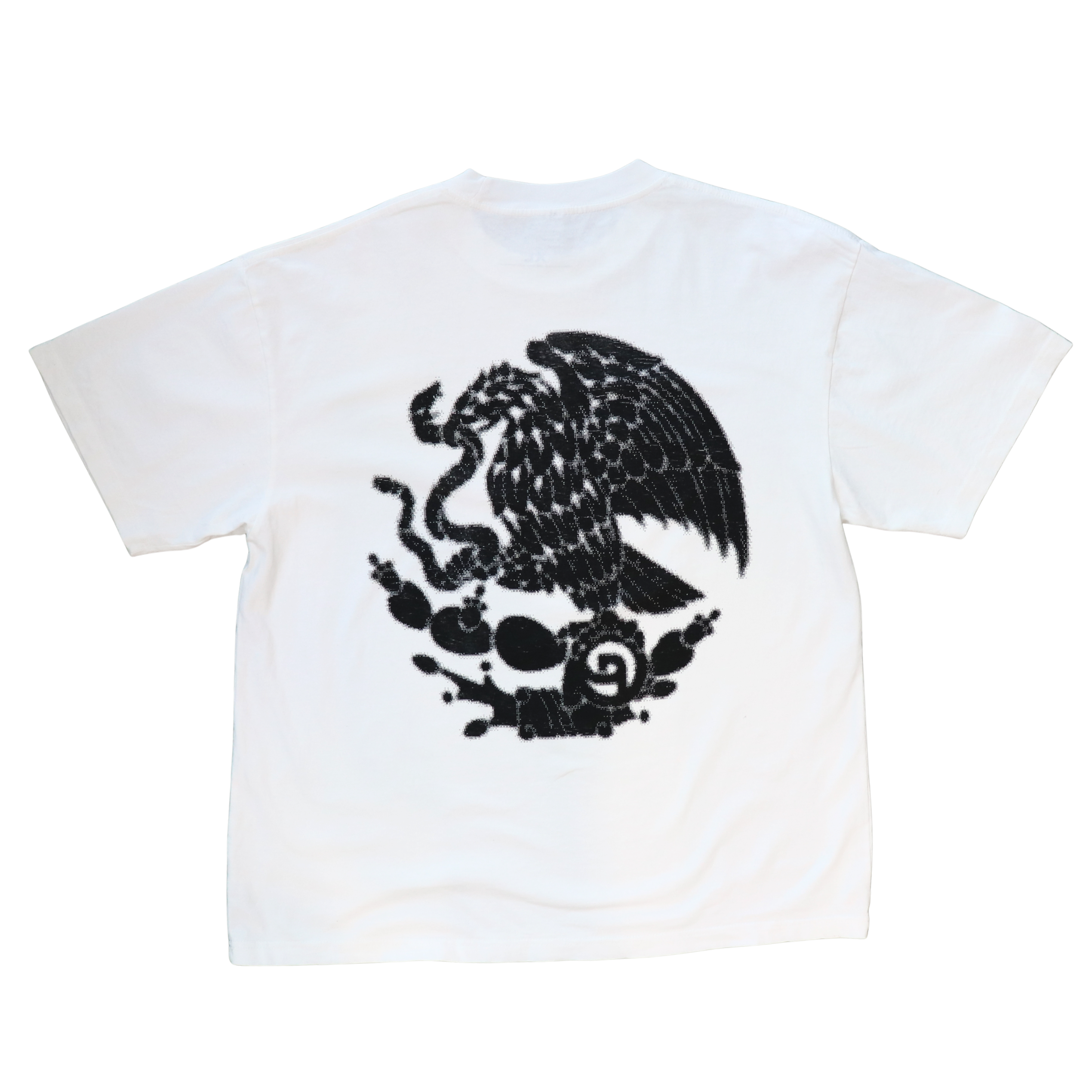 ORRO FC BLUR WHITE TEE (Black Eagle)