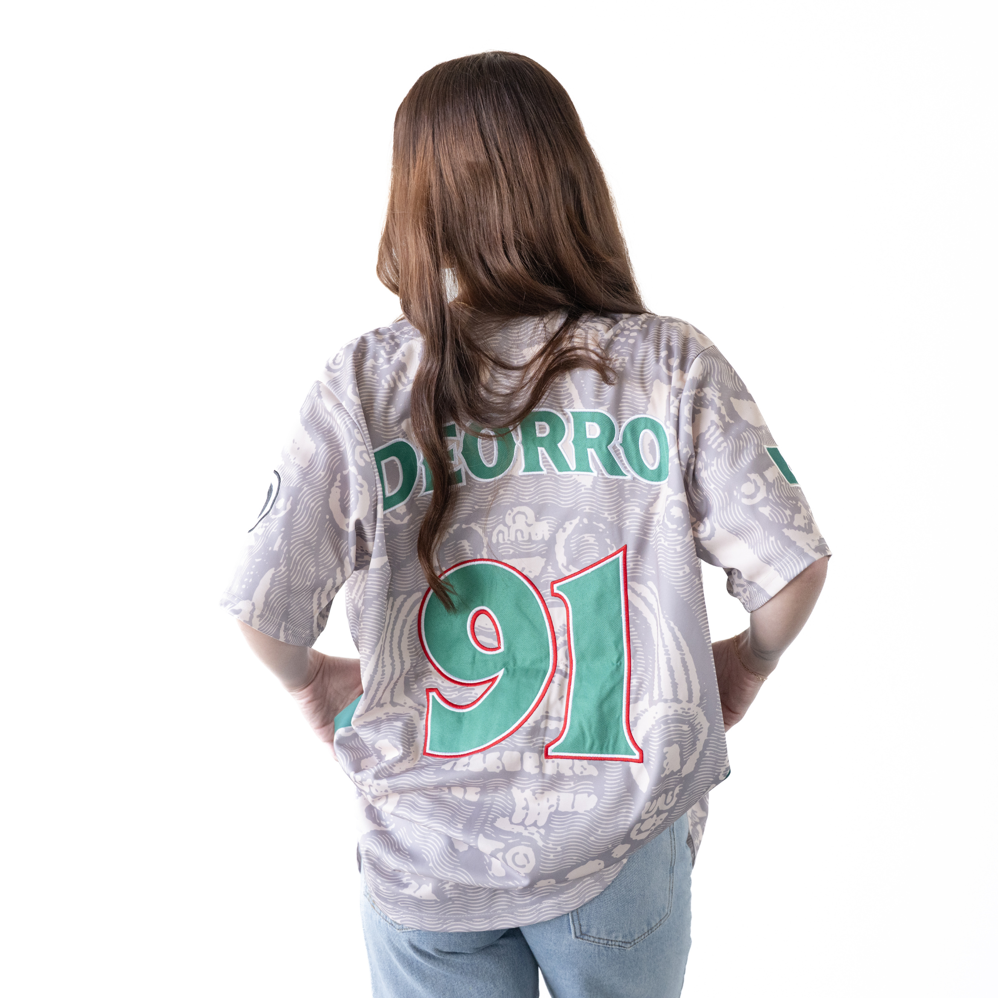 DEORRO-BASEBALL JERSEY (BEIGE)