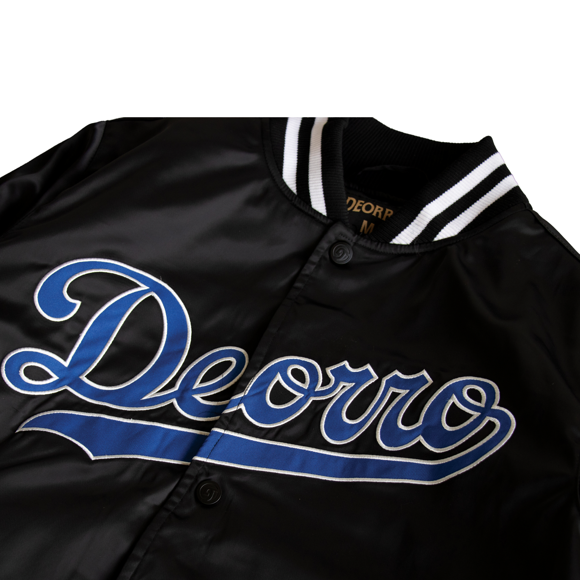 Deorro - Black Bomber Jacket  Satin Poly