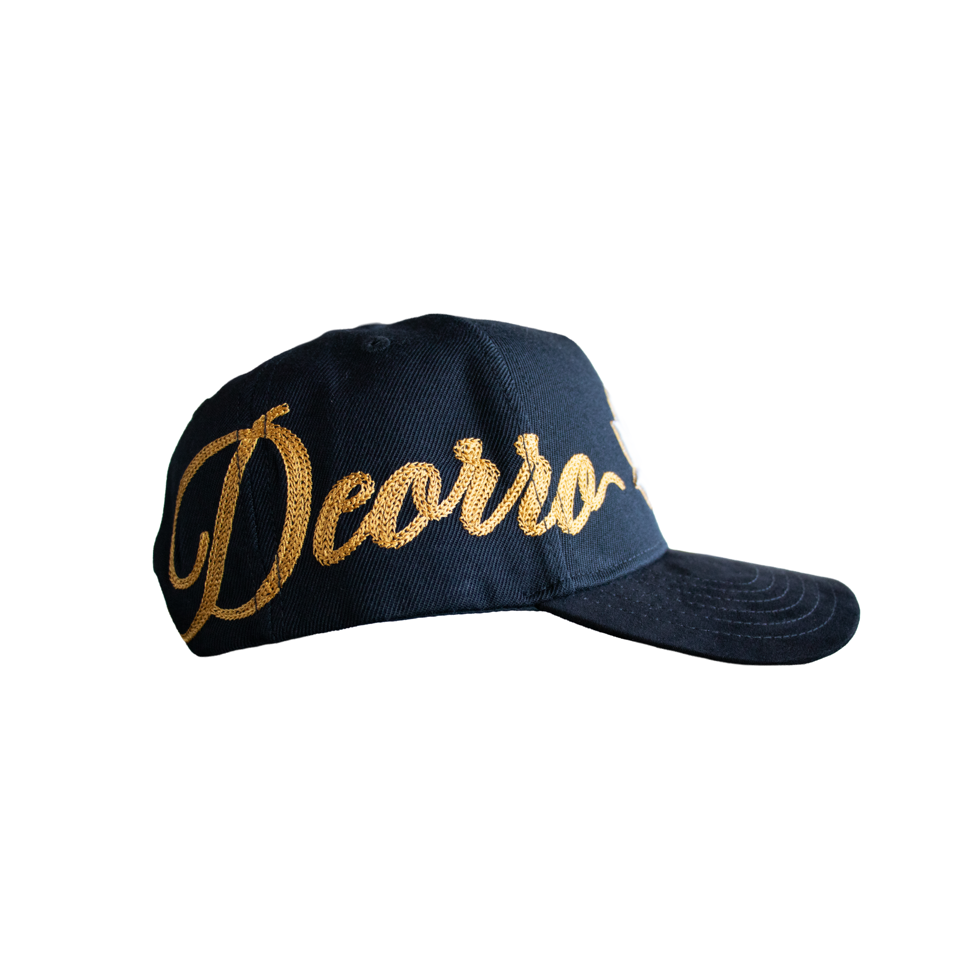 Deorro-Chain Stitch / Rose (VELVET BLACK/GOLD)