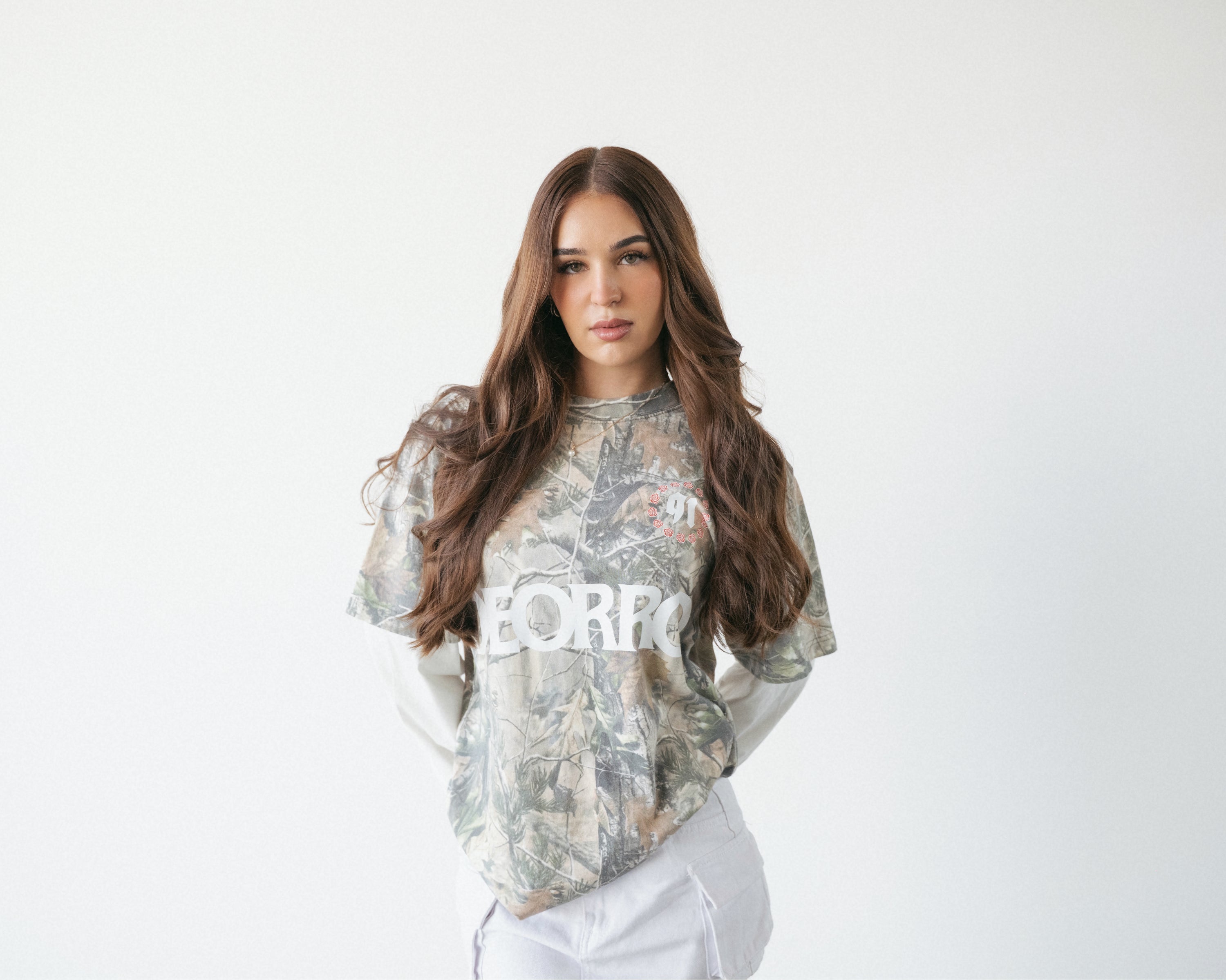 Deorro-Camo ’91 Rose Longsleeve