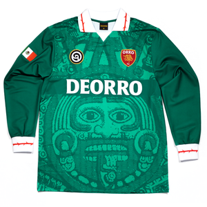 Deorro FC Soccer Home Jersey-Long Sleeve (Green)