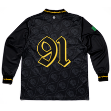 Load image into Gallery viewer, Deorro FC Soccer Away Jersey-Long Sleeve (Black/Gold)