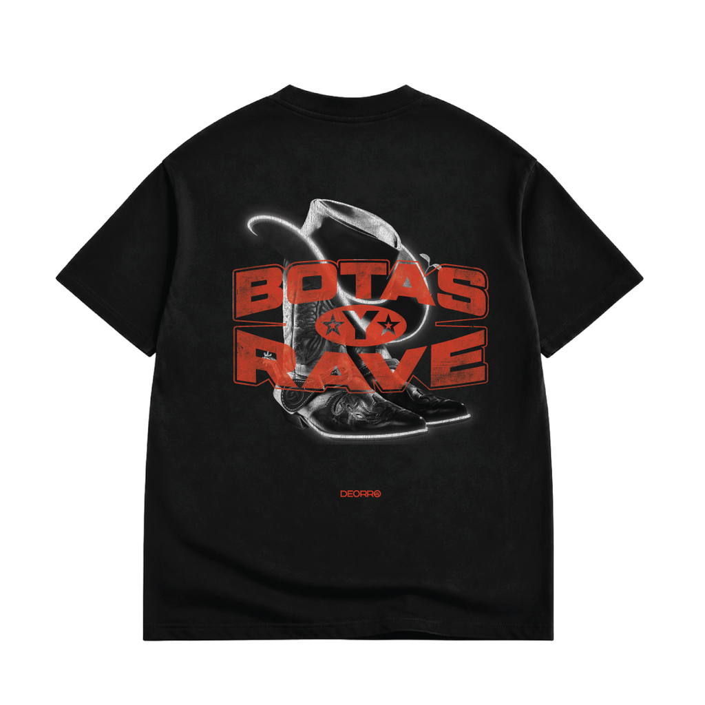 DEORRO-BOTAS Y RAVE Tee (RED)