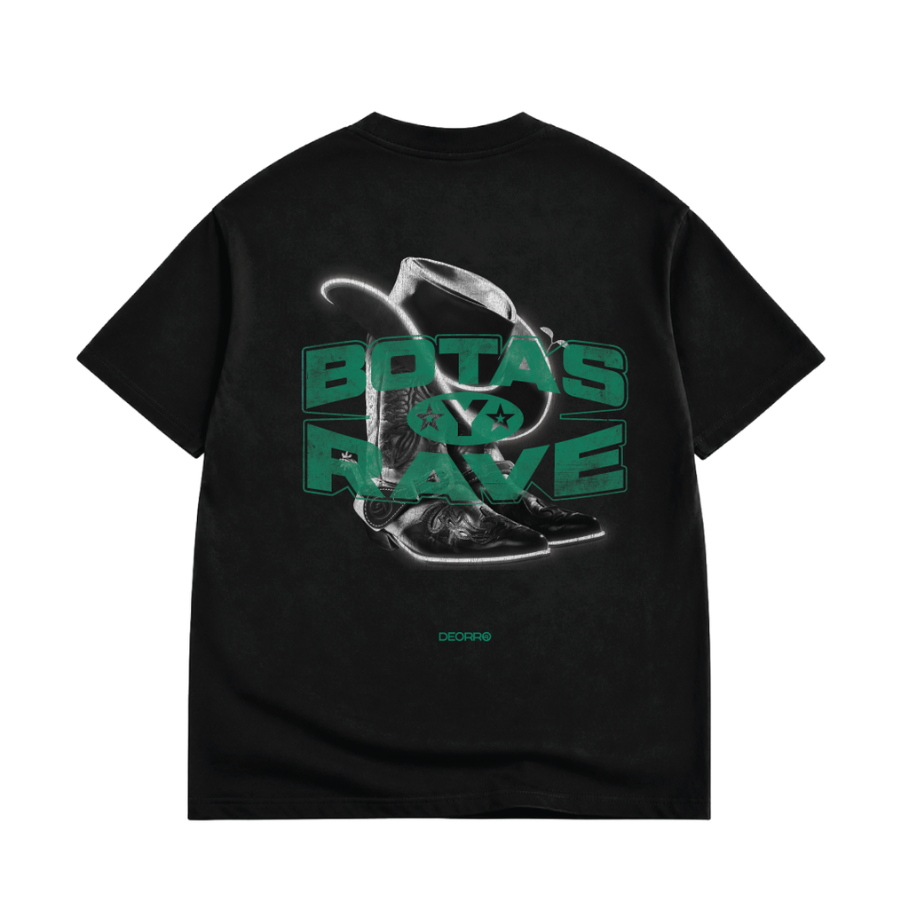 DEORRO-BOTAS Y RAVE Tee (GREEN)