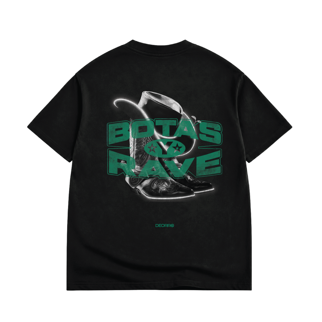 DEORRO-BOTAS Y RAVE Tee (GREEN)
