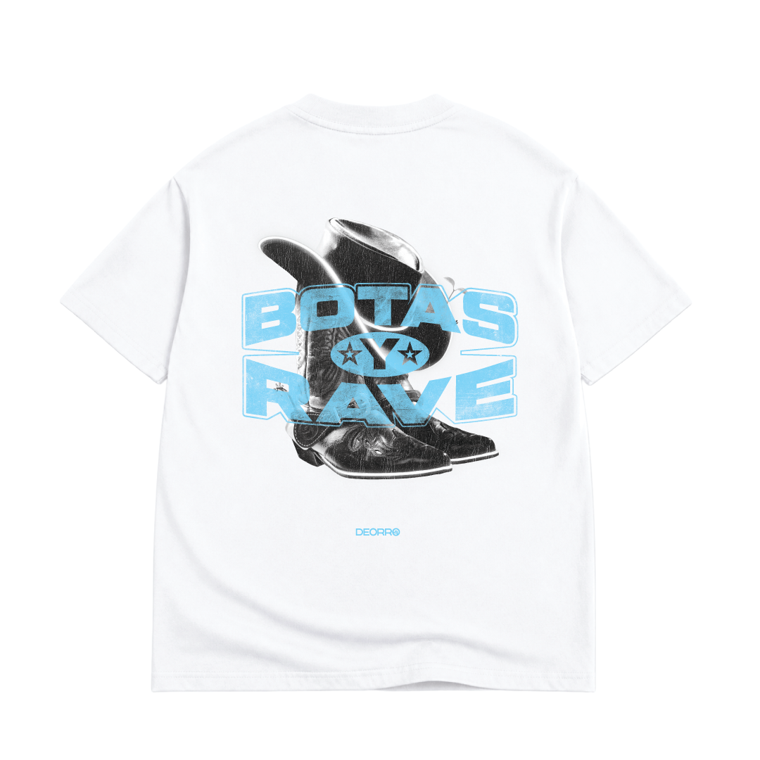 DEORRO-BOTAS Y RAVE Tee (BLUE)