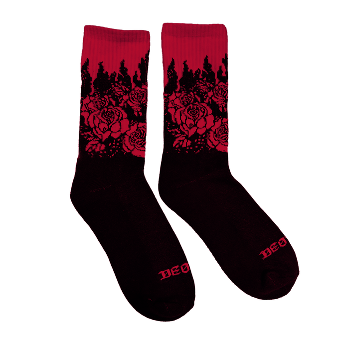 Fuego Deorro Socks (Red/Black)