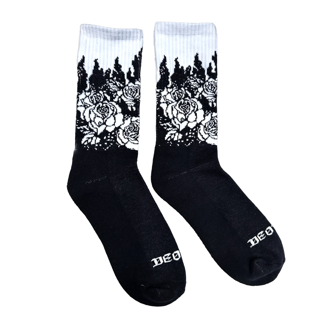 Fuego Deorro Socks (Black/White)