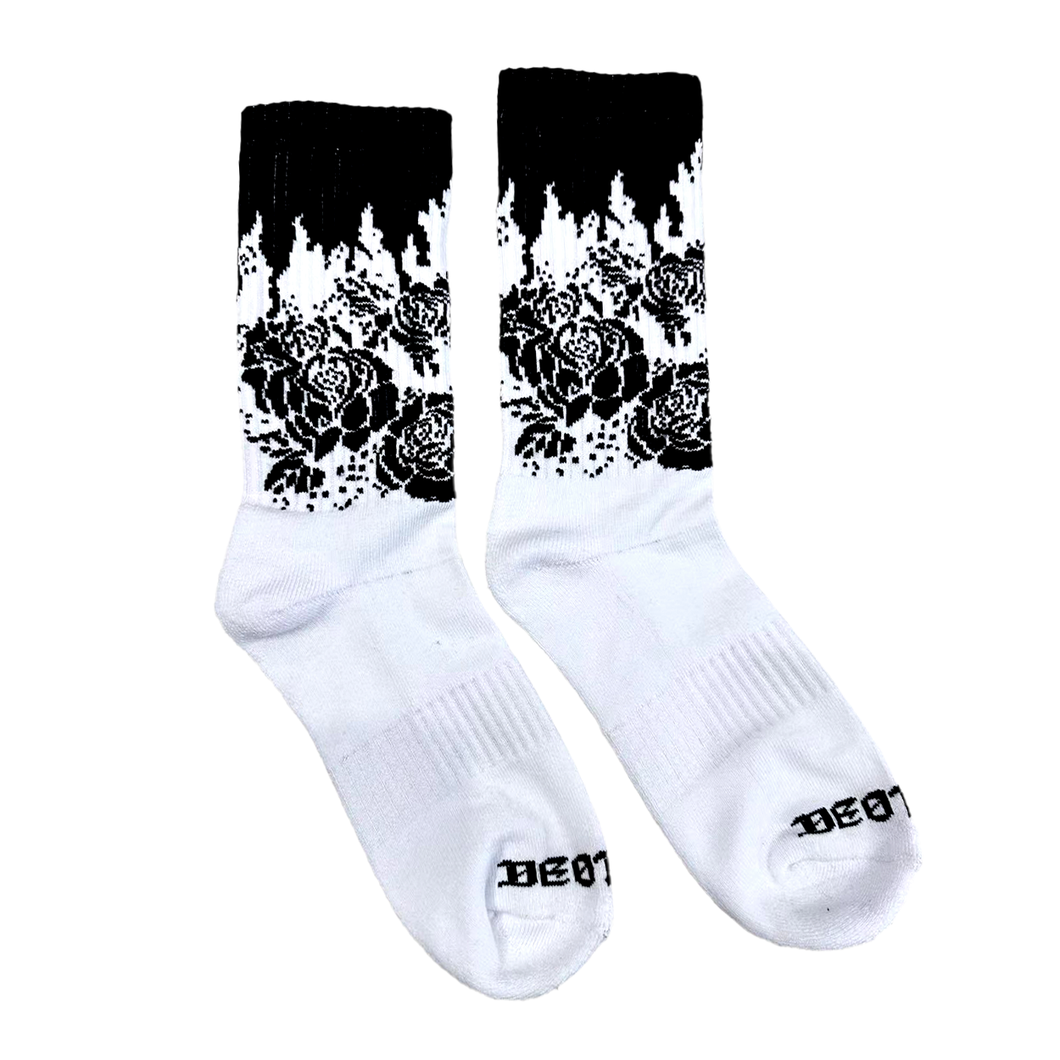 Fuego Deorro Socks (White/Black)