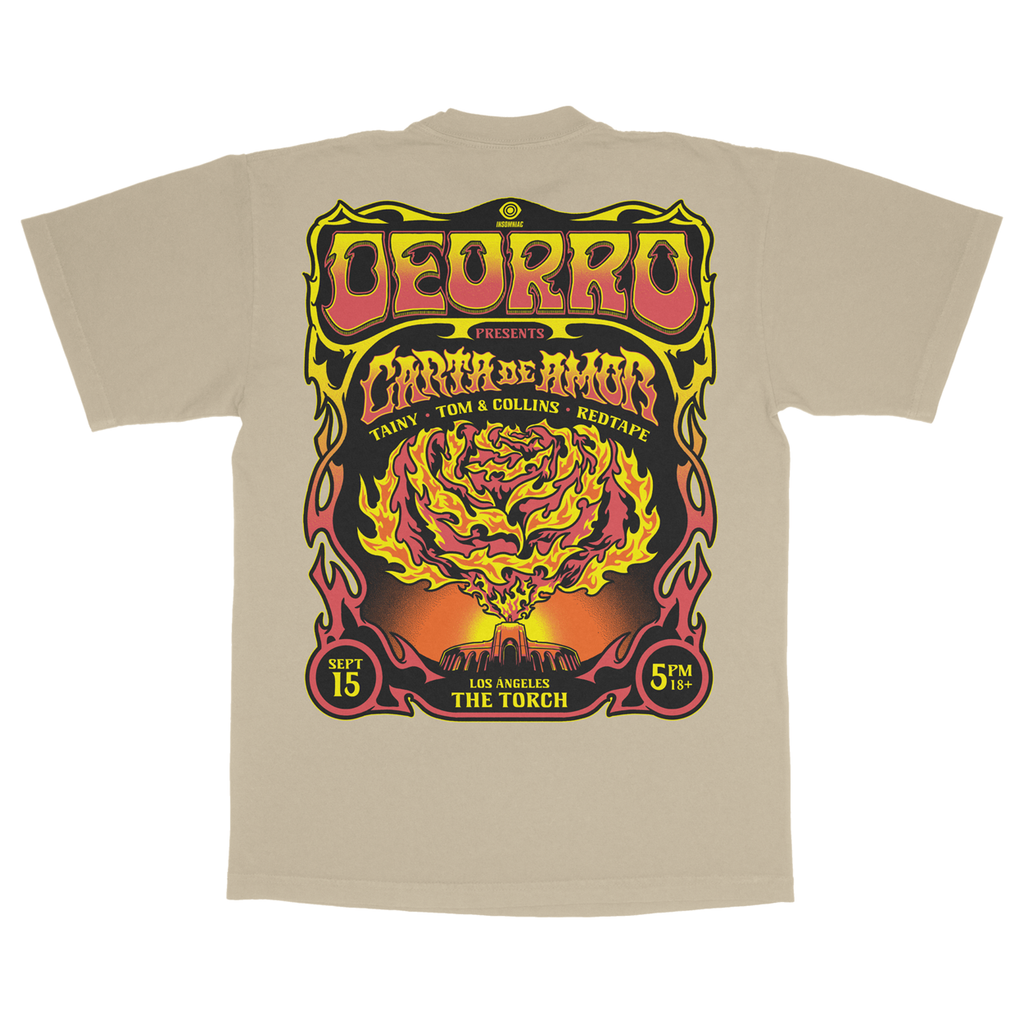 Deorro - The Torch Tee  (Tan)
