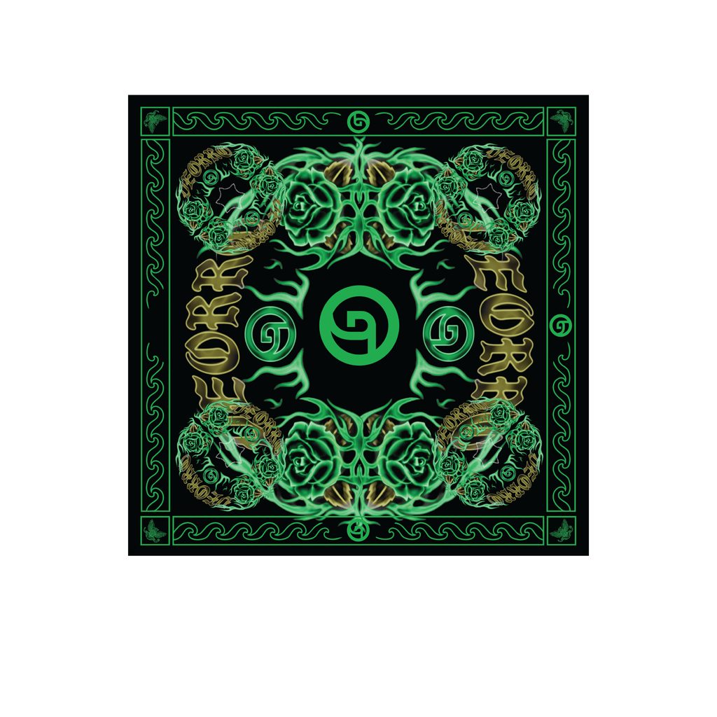Oversized Bandana-Neon