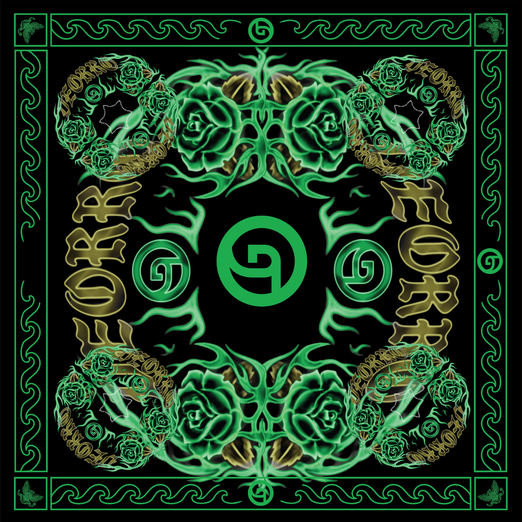 Oversized Bandana-Neon